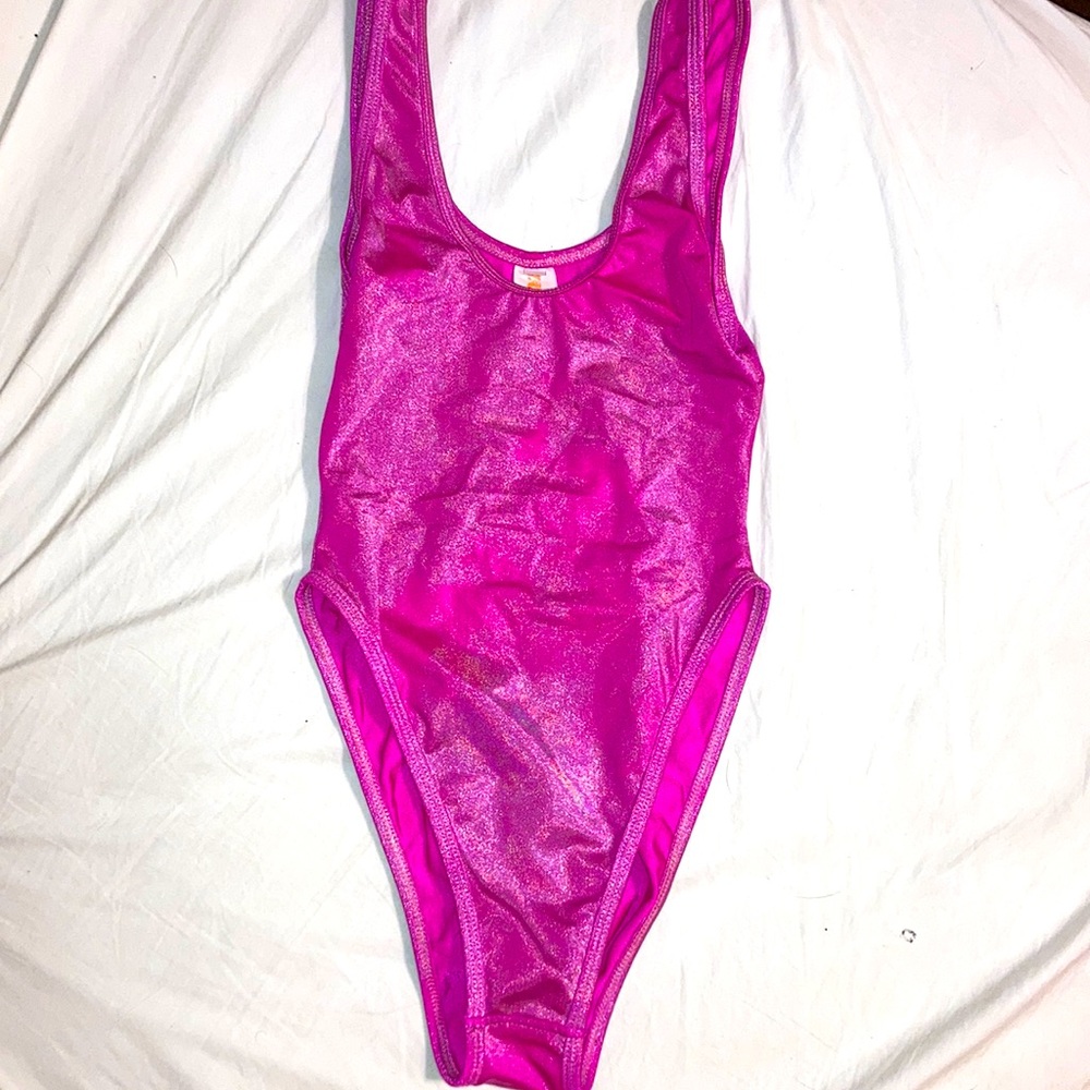 High leg body suit